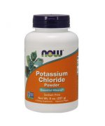 NOW FOODS Potas Chlorek proszek - Potassium Chloride Powder 227g - proszek 227 g