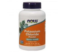 NOW FOODS Potas Chlorek proszek - Potassium Chloride Powder 227g