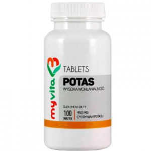 MYVITA Potas (cytrynian) 450mg