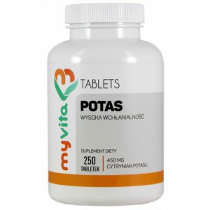 MYVITA Potas (cytrynian) 450mg