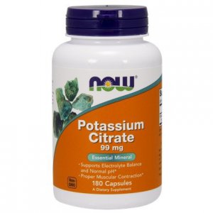 NOW FOODS Potassium Citrate (Cytrynian Potasu) 99mg