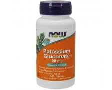 NOW FOODS Potassium Gluconate (Glukonian potasu) 99mg