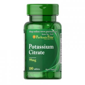 PURITANS PRIDE Cytrynian potasu 99mg