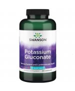 Swanson Potassium Gluconate (Potas z glukonianu potasu) 99mg - 250 kapsułek