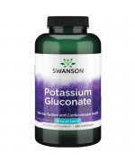 Swanson Potassium Gluconate (Potas z glukonianu potasu) 99mg - 250 kapsułek