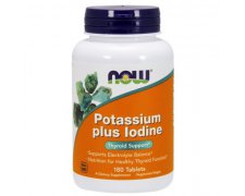 NOW FOODS Potassium plus Iodine (Potas, jod, sód)