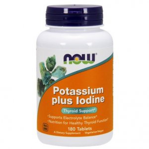 NOW FOODS Potassium plus Iodine (Potas, jod, sód)