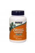 NOW FOODS Magnesium Potassium Aspartate (Magnez Potas Tauryna) - 120 kapsułek