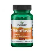 SWANSON Witamina B-2 (Ryboflawina) 100mg - 100 kapsułek