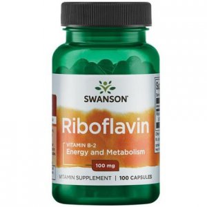 SWANSON Witamina B-2 (Ryboflawina) 100mg