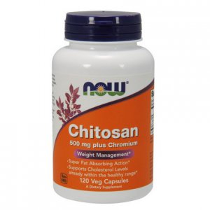 NOW FOODS Chitosan 500mg + Chrom 100mg