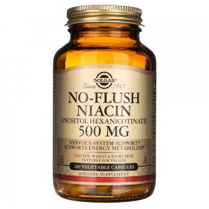 Solgar No-Flush Niacyna (Witamina B3) 500 mg