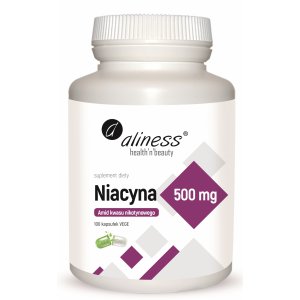 Aliness Niacyna, Amid kwasu nikotynowego 500 mg - wegańska