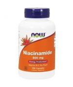 NOW FOODS Niacinamide B3 500mg - 100 kapsułek