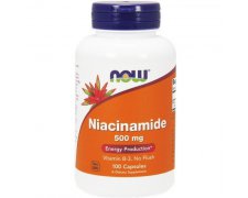 NOW FOODS Niacinamide B3 500mg - witamina B3