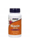 NOW Foods Niacyna (Kwas nikotynowy) Witamina B3 500mg - 250 tabletek