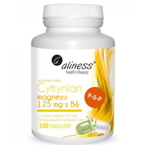 ALINESS Cytrynian Magnezu 125mg z B6