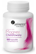 Aliness Magnez Chelatowany 720mg + B6 (P-5-P) - 100 kapsułek