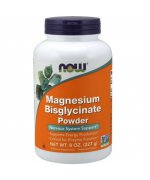 NOW FOODS Magnesium Bisglycinate (magnez - diglicynian) proszek 227g - Proszek 227g