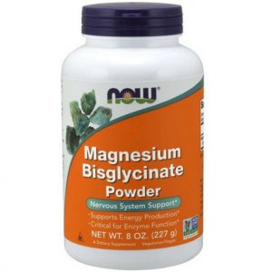 NOW Magnesium Bisglycinate (magnez - diglicynian) proszek 227g