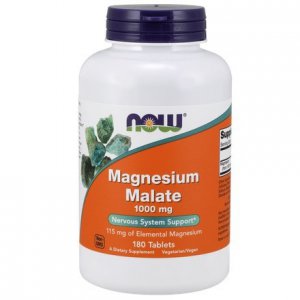 NOW FOODS Magnesium Malate - Jabłczan magnezu 1000 mg