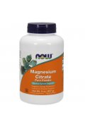NOW FOODS Magnesium Citrate (Cytrynian Magnezu) proszek 227g - 227g proszek