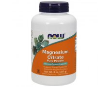 NOW FOODS Magnesium Citrate (Cytrynian Magnezu) proszek 227g