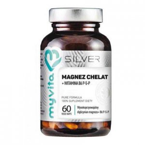 MYVITA Silver Pure 100% Magnez Chelat + B6 P5P