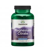 SWANSON Cytrynian Magnezu 225mg - 240 tabletek