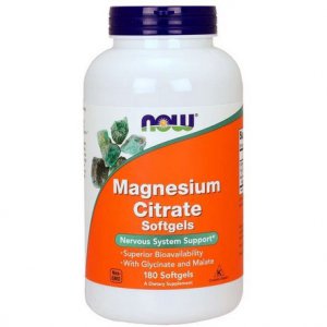 NOW FOODS Magnesium Citrate (Cytrynian magnezu) 133mg