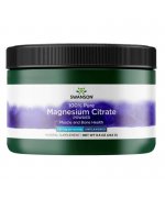 SWANSON Cytrynian Magnezu - 100% czystości 244g - Proszek 244g