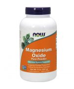 NOW FOODS Magnez tlenek Pure proszek 227g - Proszek 227g