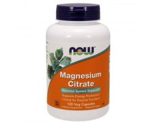 NOW FOODS Magnesium Citrate (Cytrynian Magnezu) 400mg