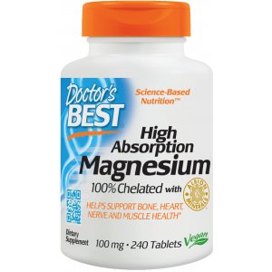 Doctor's best wysokoprzyswajalny magnez - High Absorption Magnesium, 100mg