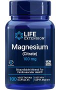 Life Extension Magnesium Citrate Cytrynian Magnezu, 100mg - 100 kapsułek