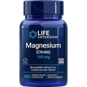 Life Extension Magnesium Citrate Cytrynian Magnezu, 100mg