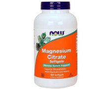 NOW FOODS Magnesium Citrate (Cytrynian magnezu) 133mg