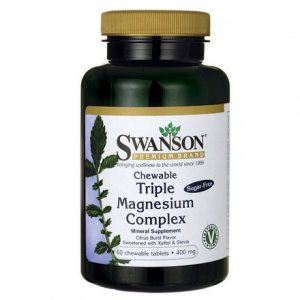 SWANSON Triple Magnesium complex tabletki do ssania