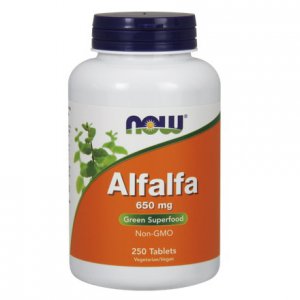 NOW FOODS Alfalfa lucerna siewna 650mg