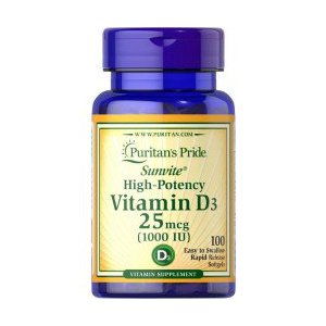 Puritan's Pride Witamina D3 1000IU