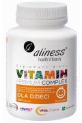 Aliness Premium Vitamin Complex dla dzieci (do ssania) - 120 tabletek do ssania
