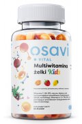 Osavi Multiwitaminowe Żelki KIDS, bez cukru, smak pomarańczowy, malinowy, cytrynowy - 60 żelek