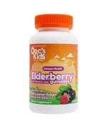 DOCTOR`S BEST DOC`S KIDS Children's Elderberry Gummies, jagodowo-cytrynowe żelki - 60 żelek