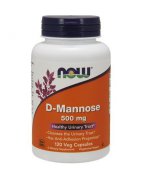 NOW FOODS D-Mannoza 500mg - 120 kapsułek