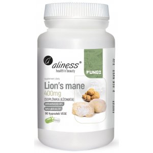 Aliness Lion’s Mane ekstrakt 40/20, 400mg soplówka jeżowata