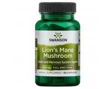 SWANSON Full Spectrum Lion's mane (Soplówka jeżowata) 500mg