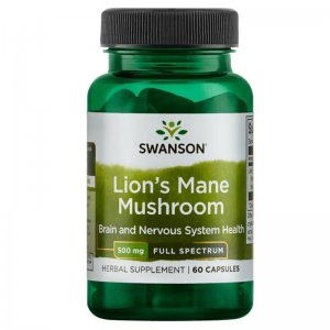 SWANSON Full Spectrum Lion's mane (Soplówka jeżowata) 500mg