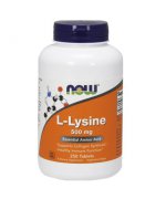 NOW FOODS L-Lizyna 500mg - 250 tabletek
