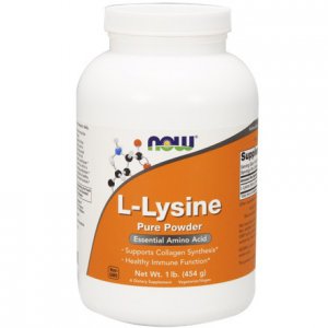 NOW FOODS L-Lizyna 1000mg proszek 454g