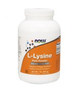 NOW L-Lizyna 1000mg proszek 454g - Proszek 454g 